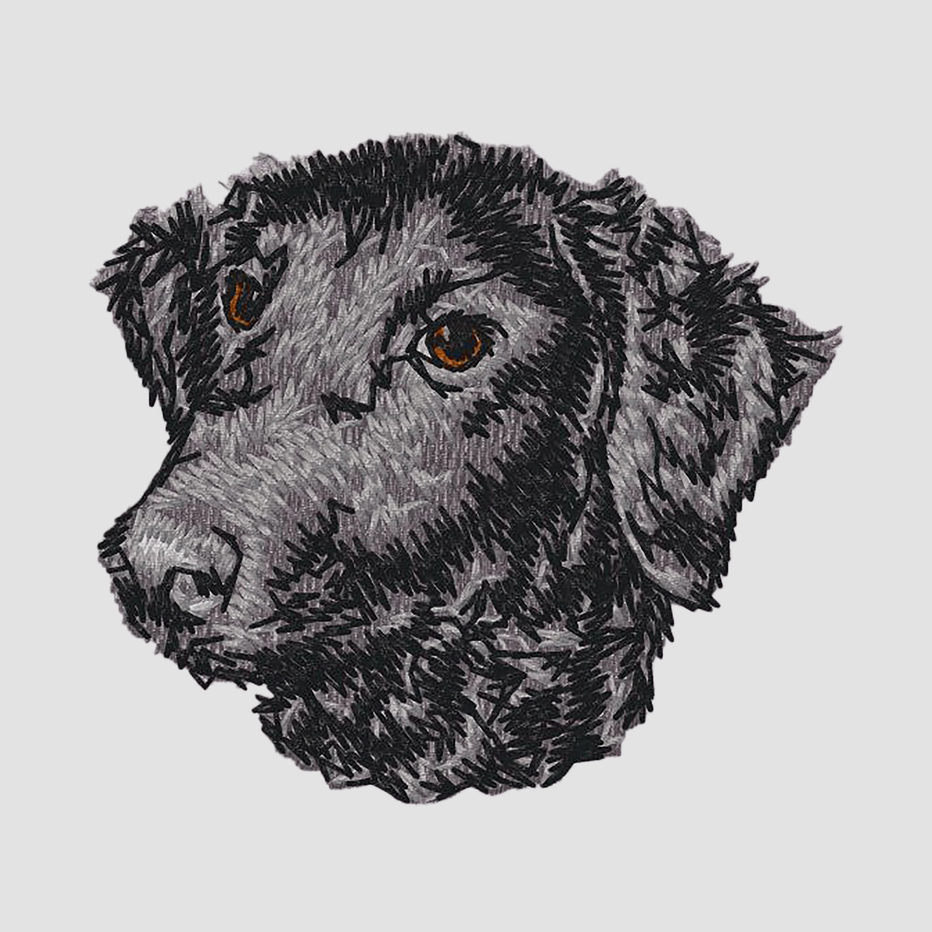 Curly-Coated Retriever Embroidered Sweatshirt Hoodie - Image 8