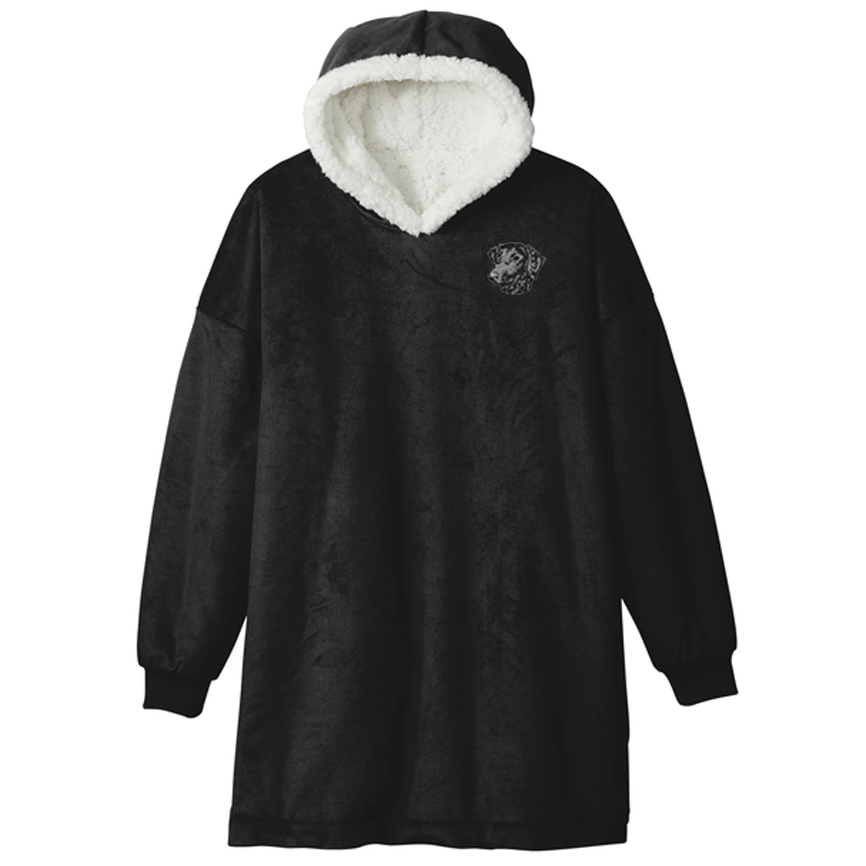 Curly-Coated Retriever Embroidered Wearable Blanket