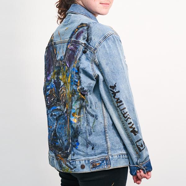 Customized Hand-Painted Dog Breed Denim Jackets - Image 5