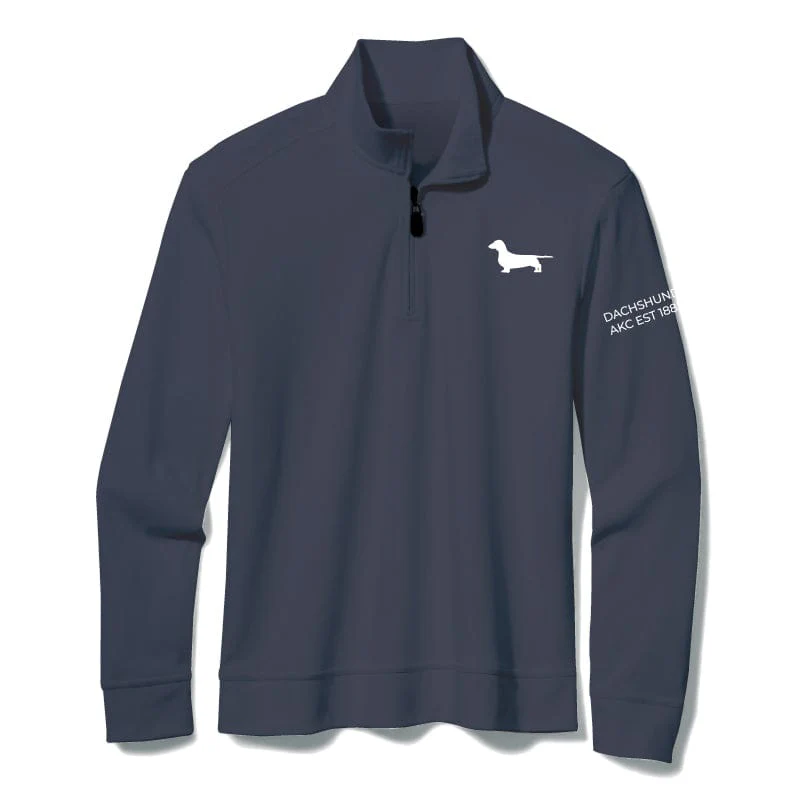 Dachshund Embroidered AKC Quarter Zip