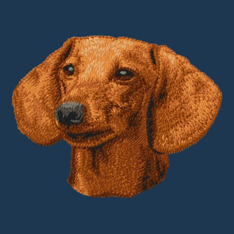 Dachshund Embroidered Men's Denim Shirt - Image 12