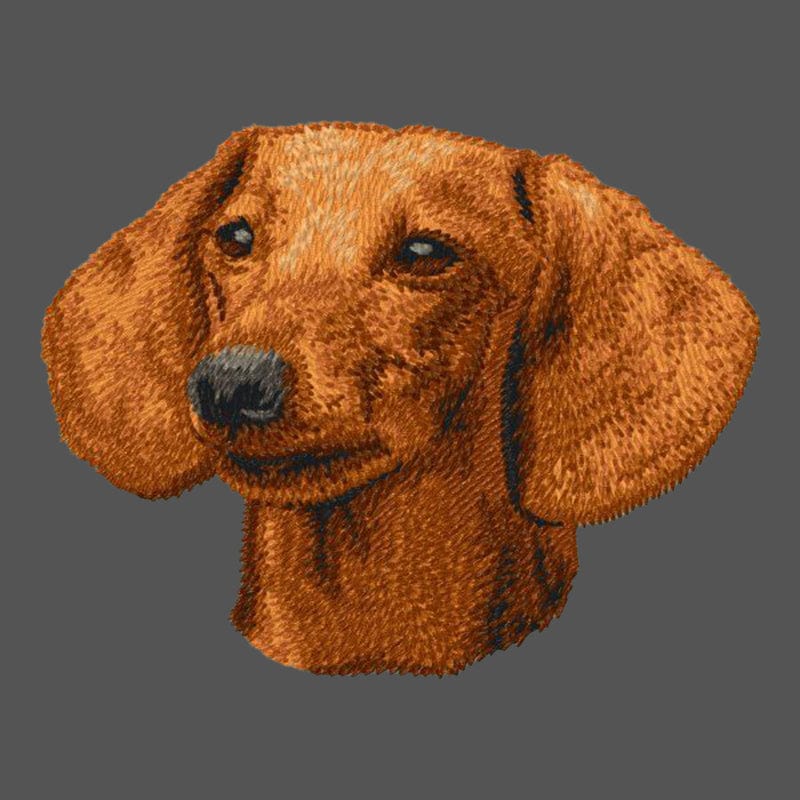 Dachshund Embroidered Men's Fleece Jacket - Image 6
