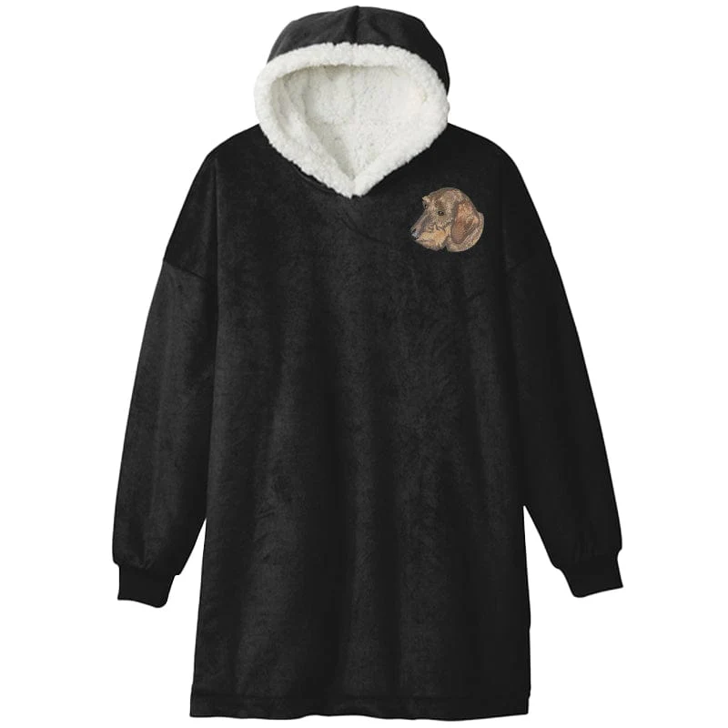 Dachshund Embroidered Wearable Blanket - Image 25