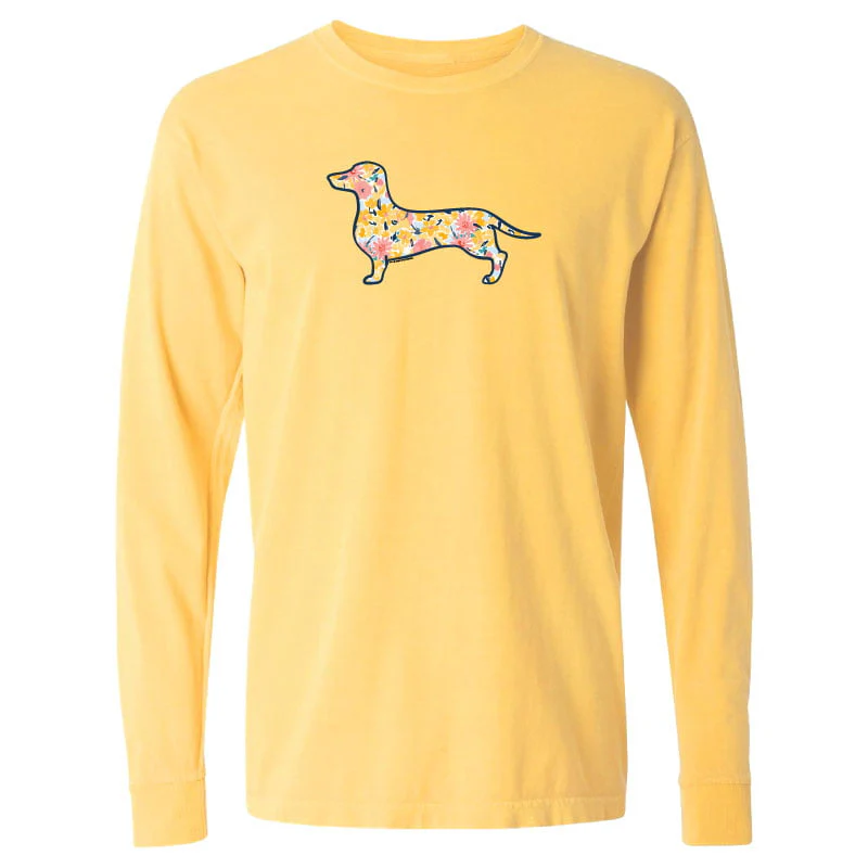 Dachshund Silhouette - Classic Long-Sleeve T-Shirt - Image 3