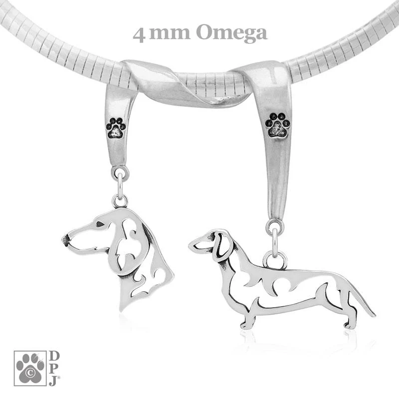 Dachshund, Smooth, Charm Holder, Necklace - Image 2