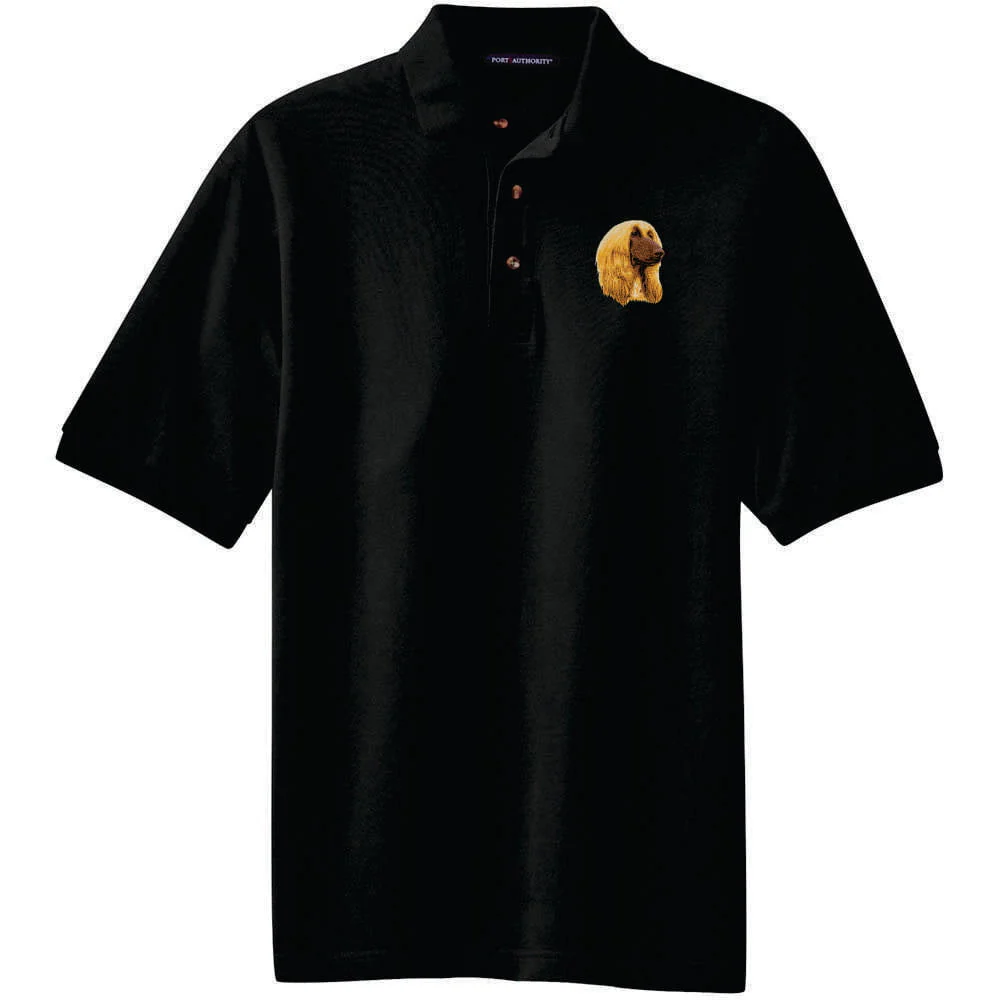 Afghan Hound Embroidered Polo Shirt - Image 5