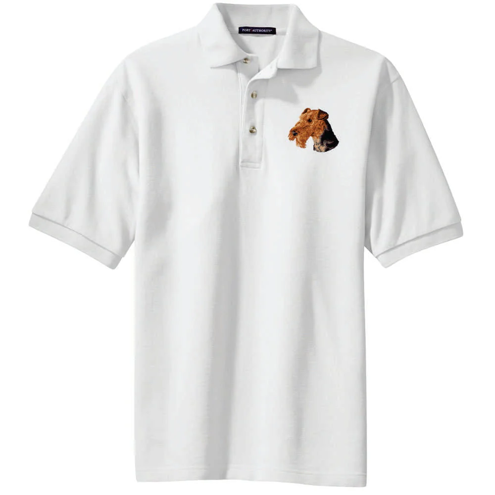 Airedale Terrier Embroidered Polo Shirt - Image 2