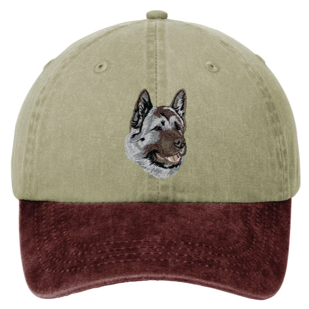 Akita  Embroidered Two Tone Baseball Cap - Image 4