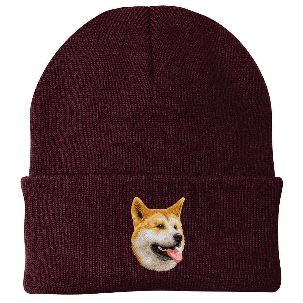 Akita Embroidered Beanie - Image 10