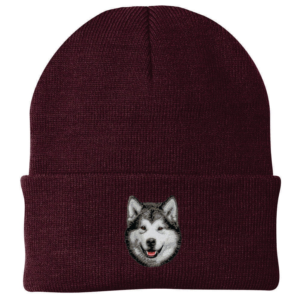 Alaskan Malamute Embroidered Beanie - Image 5