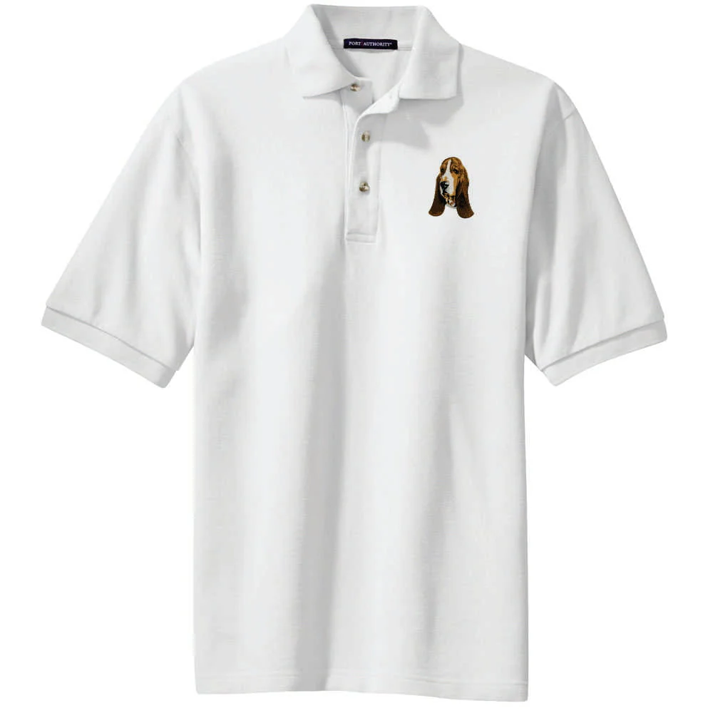 Basset Hound Embroidered Polo Shirt - Image 2