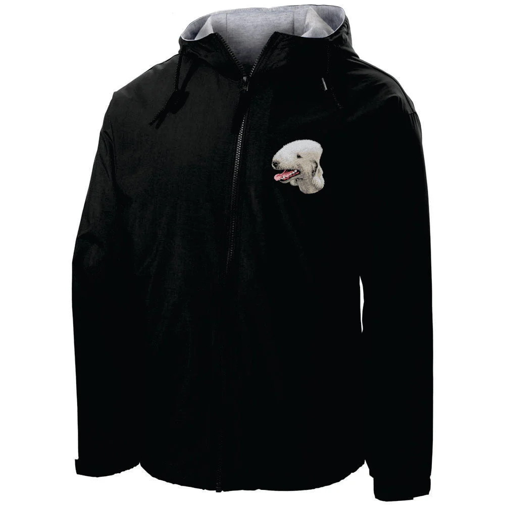Bedlington Terrier Embroidered Hooded Jacket - Image 2