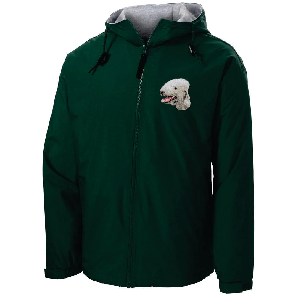 Bedlington Terrier Embroidered Hooded Jacket - Image 3