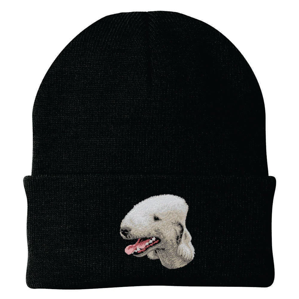 Bedlington Terrier Embroidered Beanie - Image 3