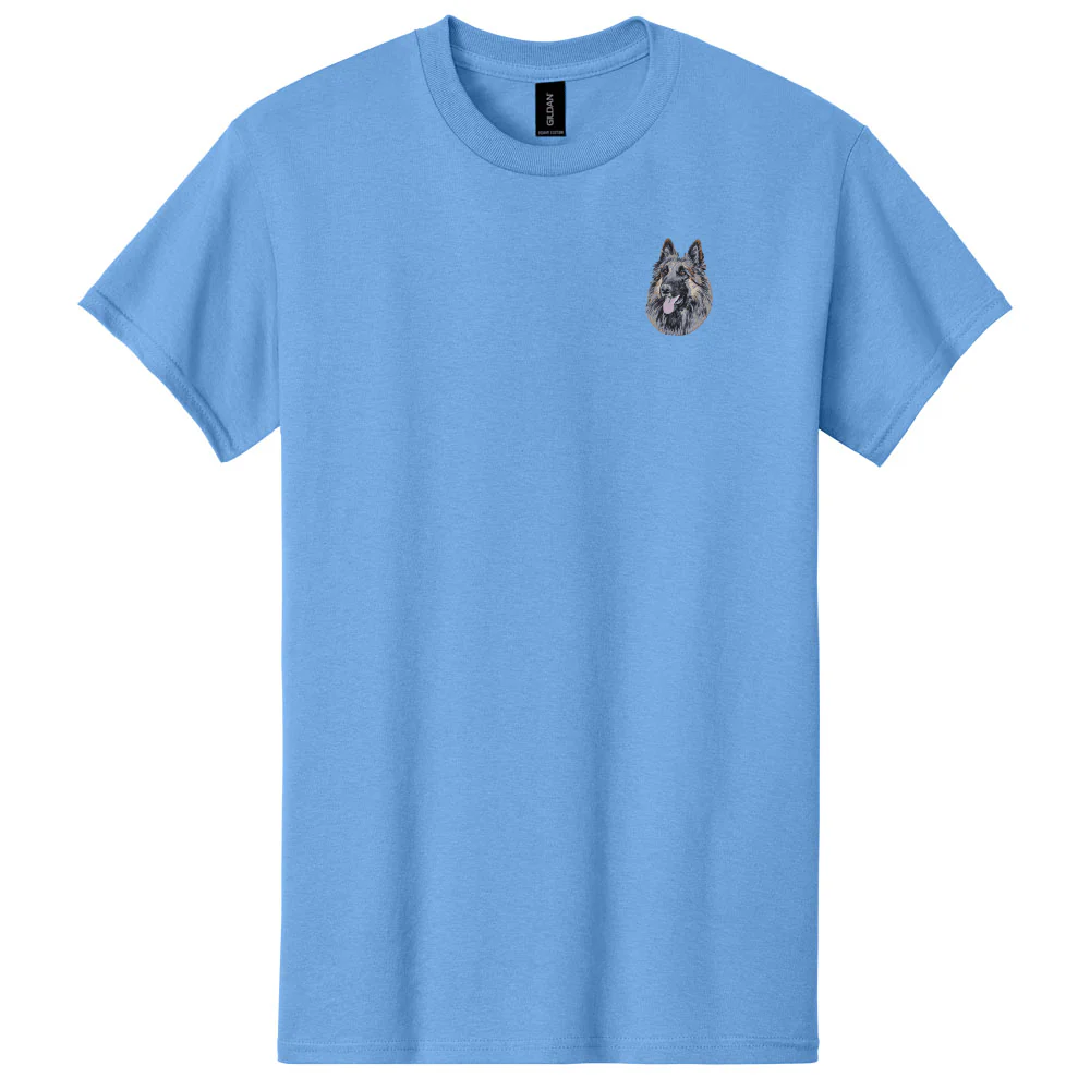 Belgian Tervuren Embroidered Men's T-Shirt - Image 2