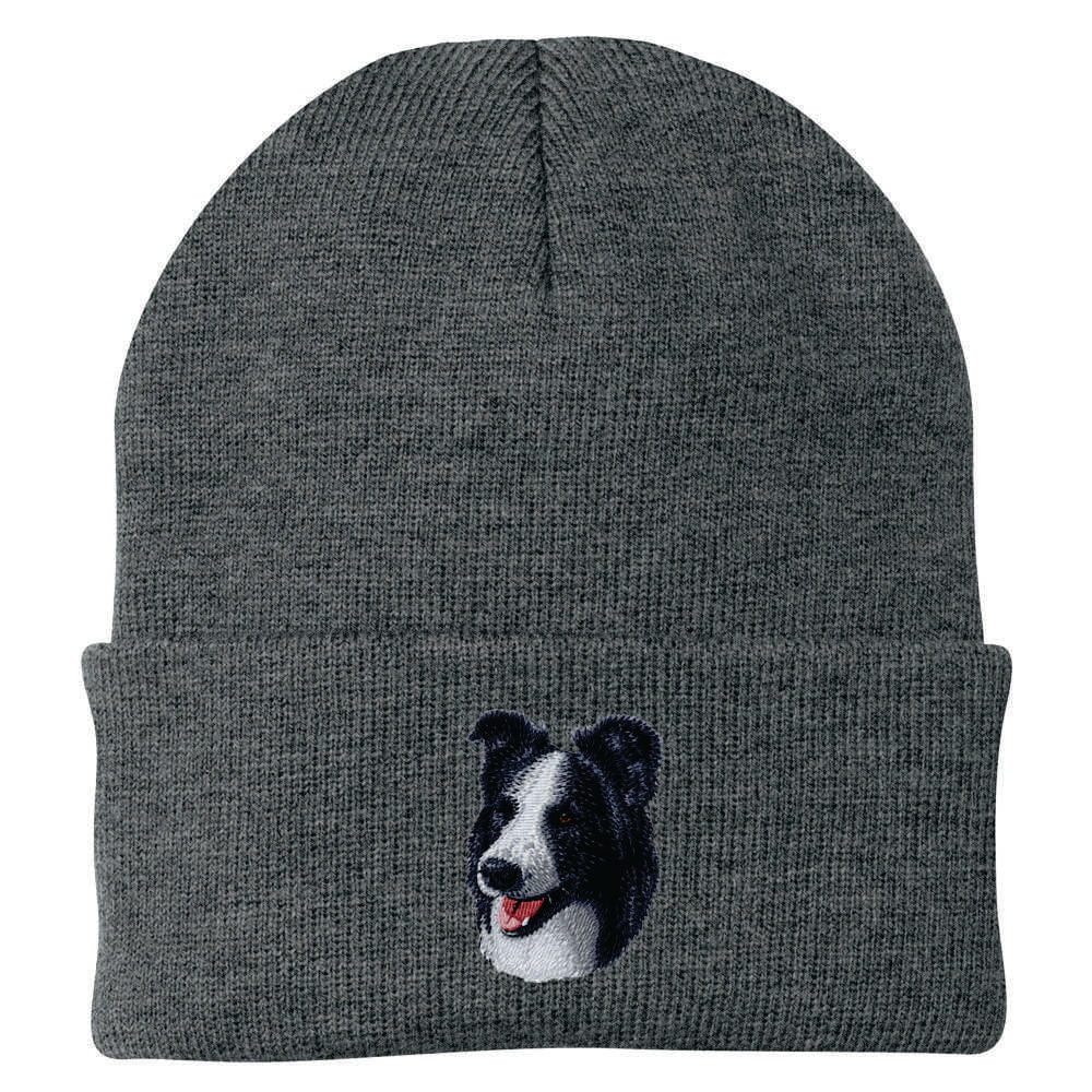 Border Collie Embroidered Beanie - Image 2