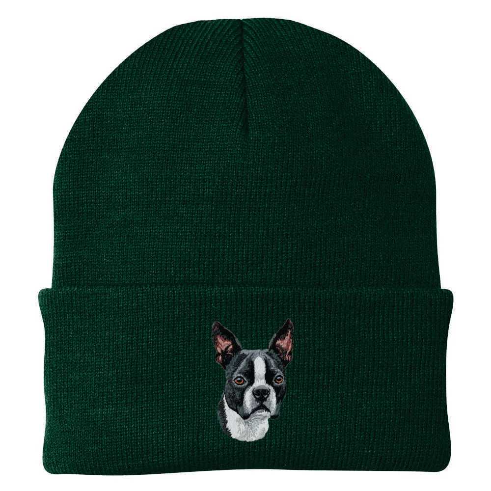 Boston Terrier Embroidered Beanie - Image 5