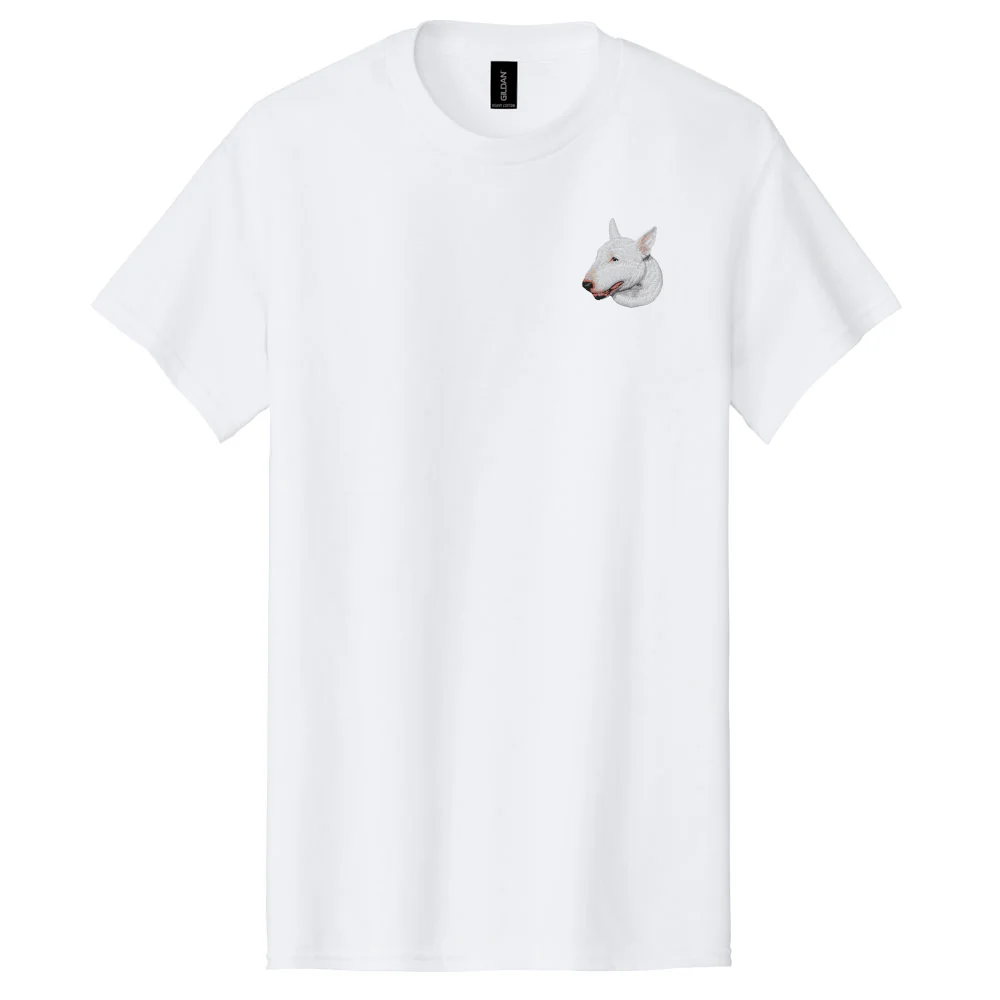 Bull Terrier Embroidered Men's T-Shirt - Image 3
