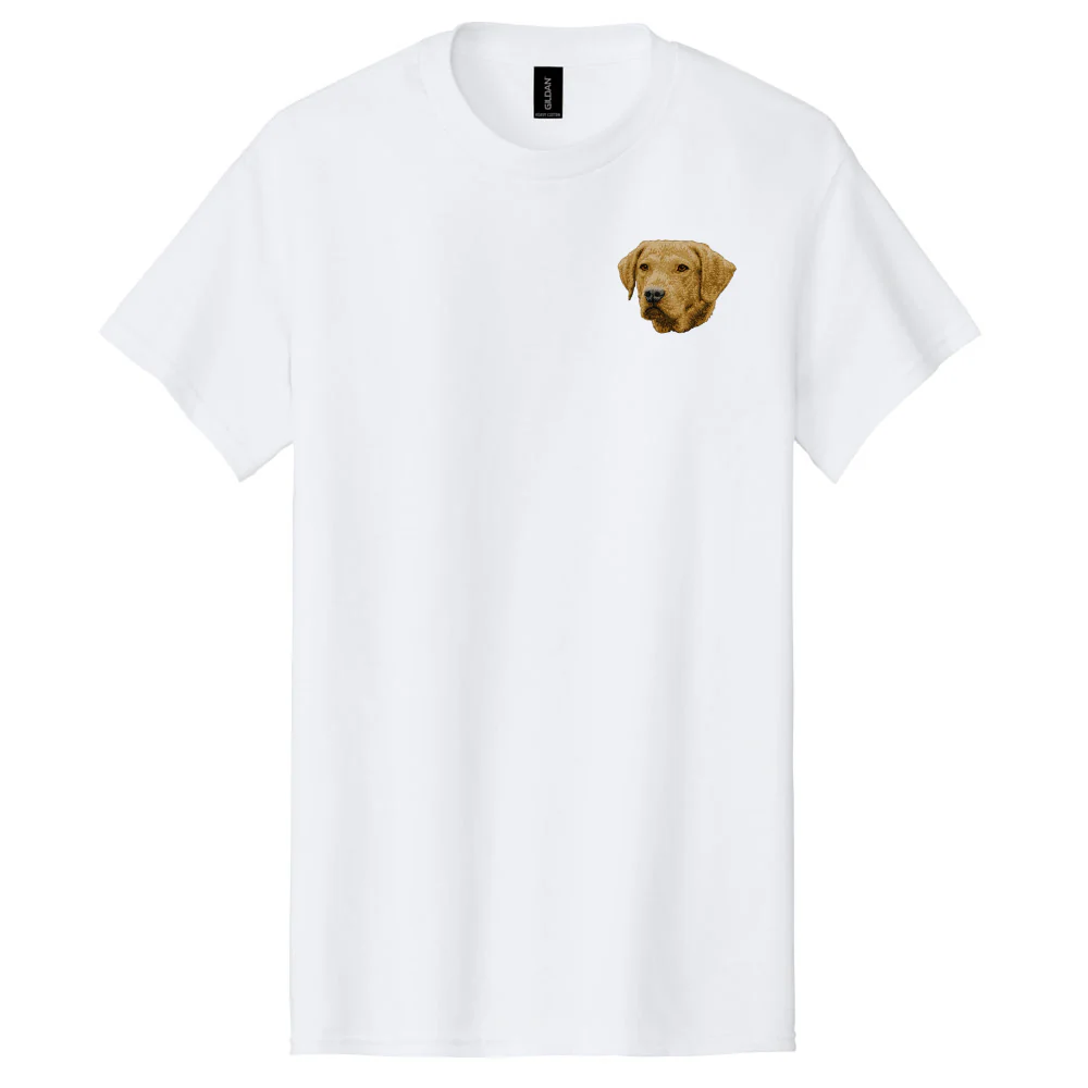 Chesapeake Bay Retriever Embroidered Men's T-Shirt - Image 3