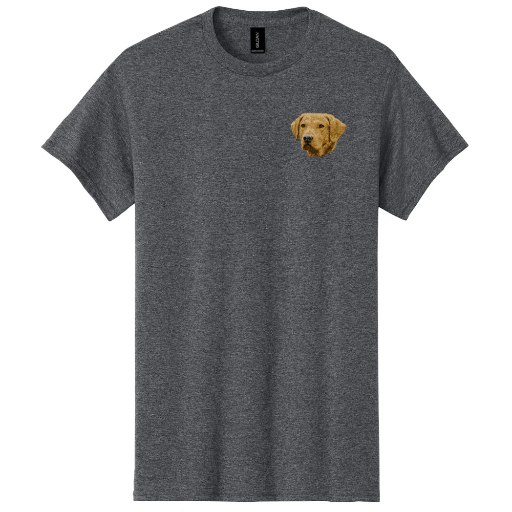 Chesapeake Bay Retriever Embroidered Men's T-Shirt - Image 5
