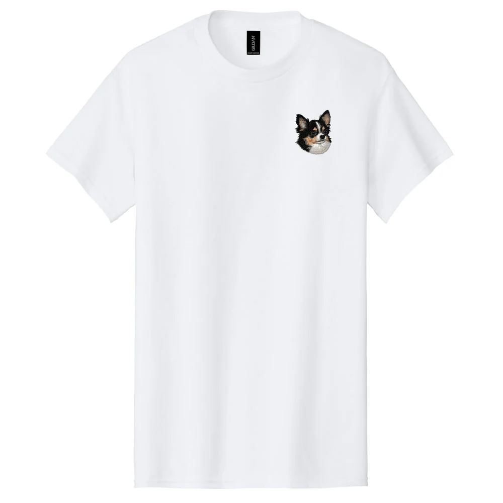 Chihuahua Embroidered Men's T-Shirt - Image 6