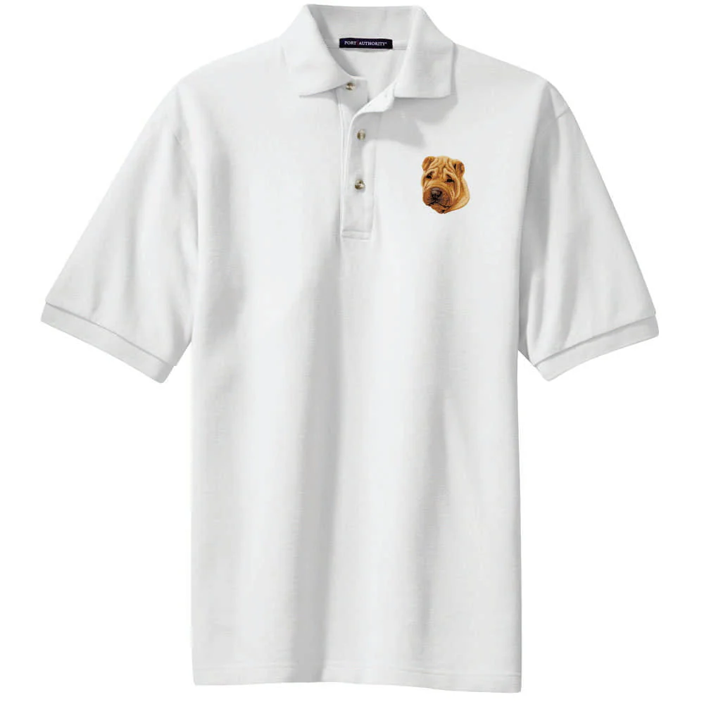 Chinese Shar-Pei Embroidered Polo Shirt - Image 2
