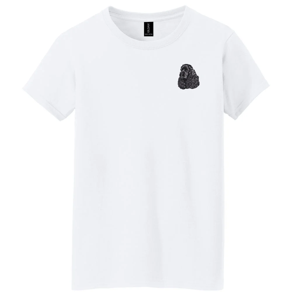 Cocker Spaniel Embroidered Women's T-Shirt - Image 4