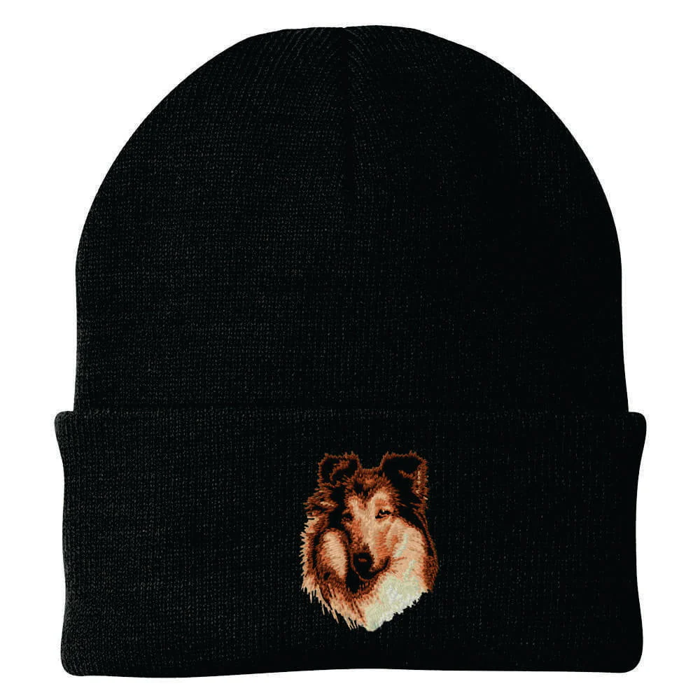 Collie Embroidered Beanie - Image 13
