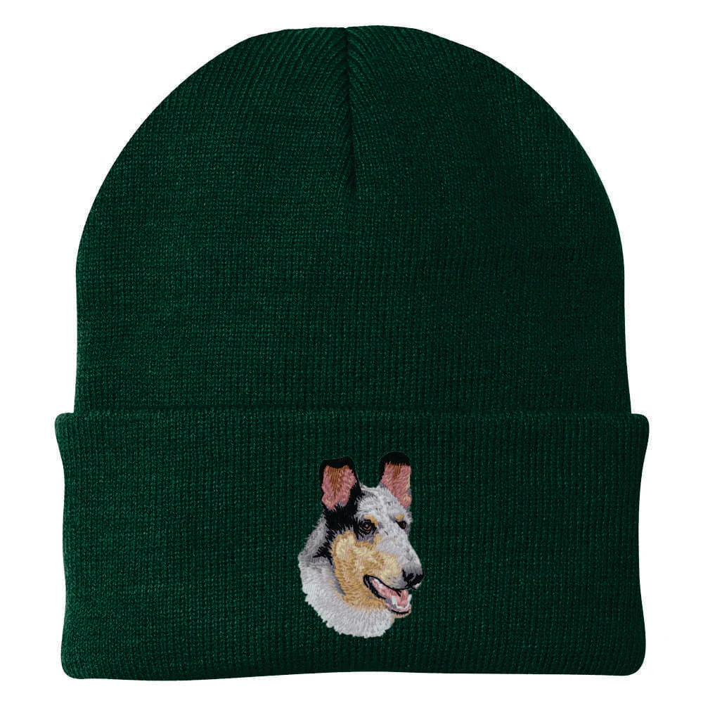 Collie Embroidered Beanie - Image 4