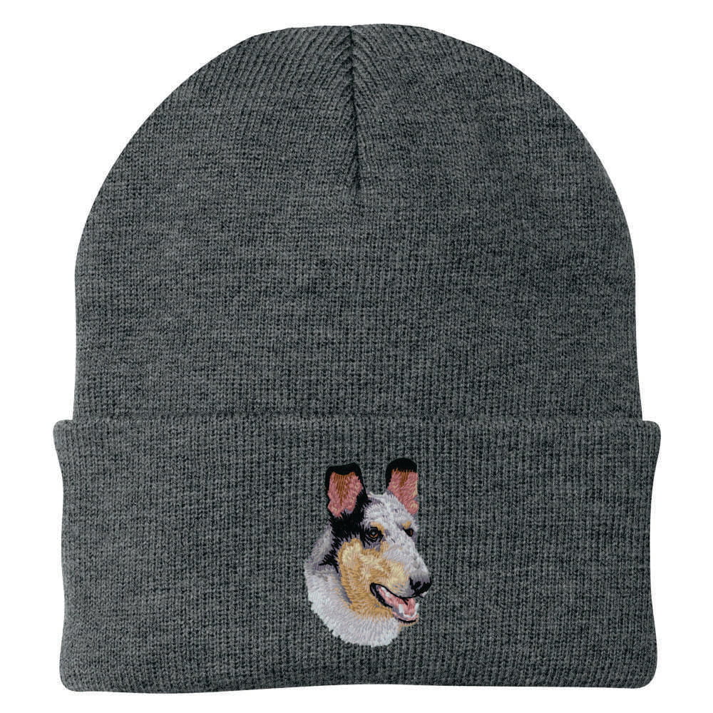 Collie Embroidered Beanie - Image 5