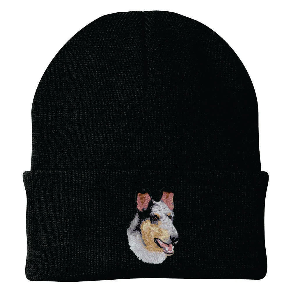 Collie Embroidered Beanie - Image 6