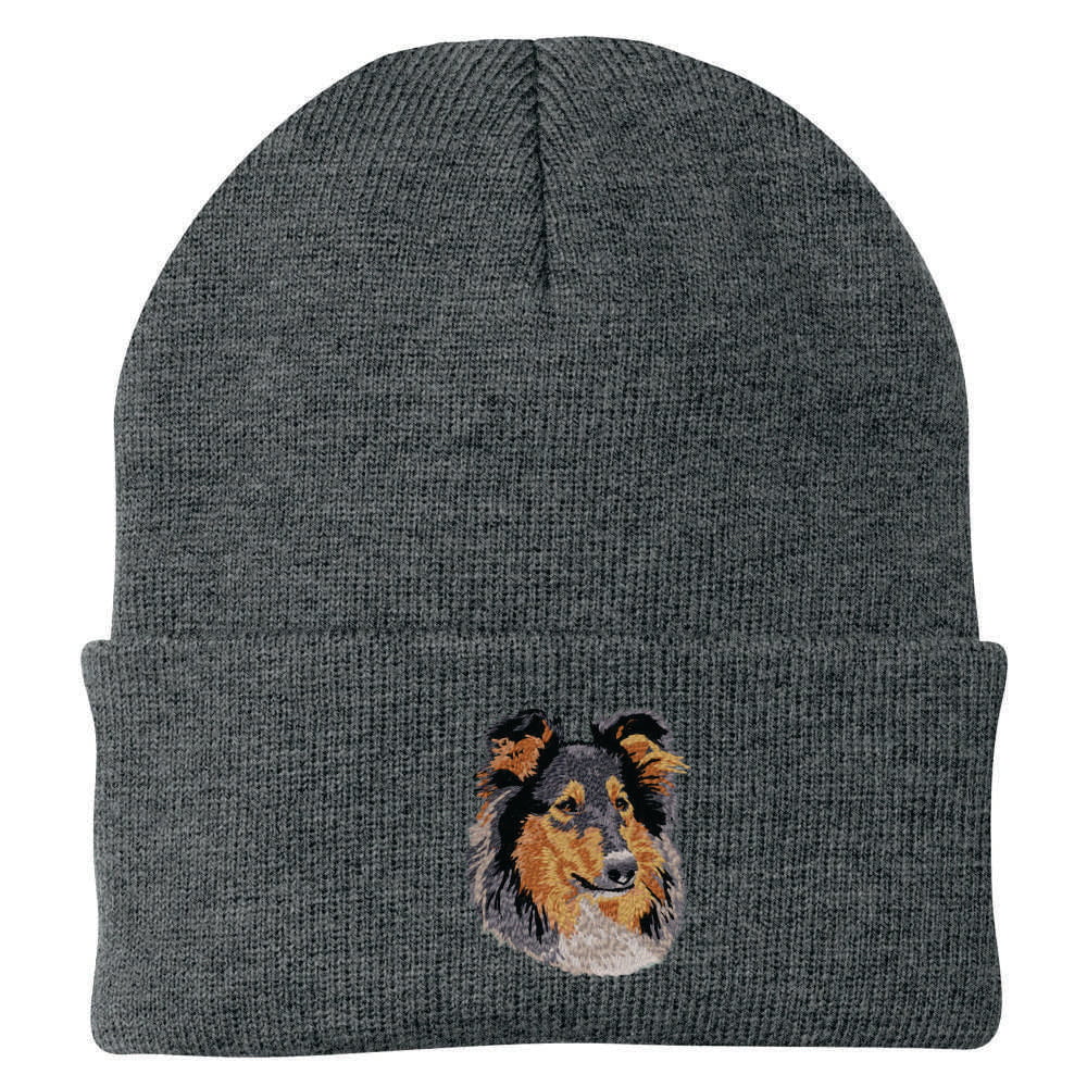 Collie Embroidered Beanie - Image 9