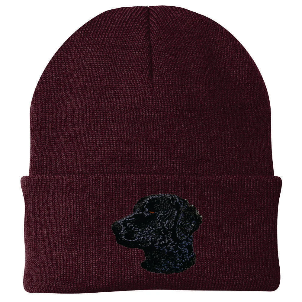 Curly-Coated Retriever Embroidered Beanie - Image 5
