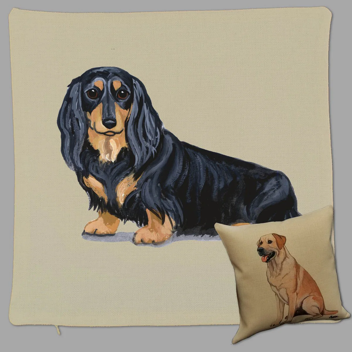 Dachshund Pillow Cover - Image 2