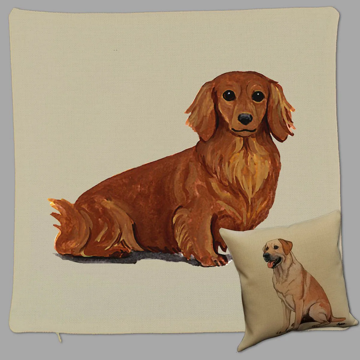Dachshund Pillow Cover - Image 3