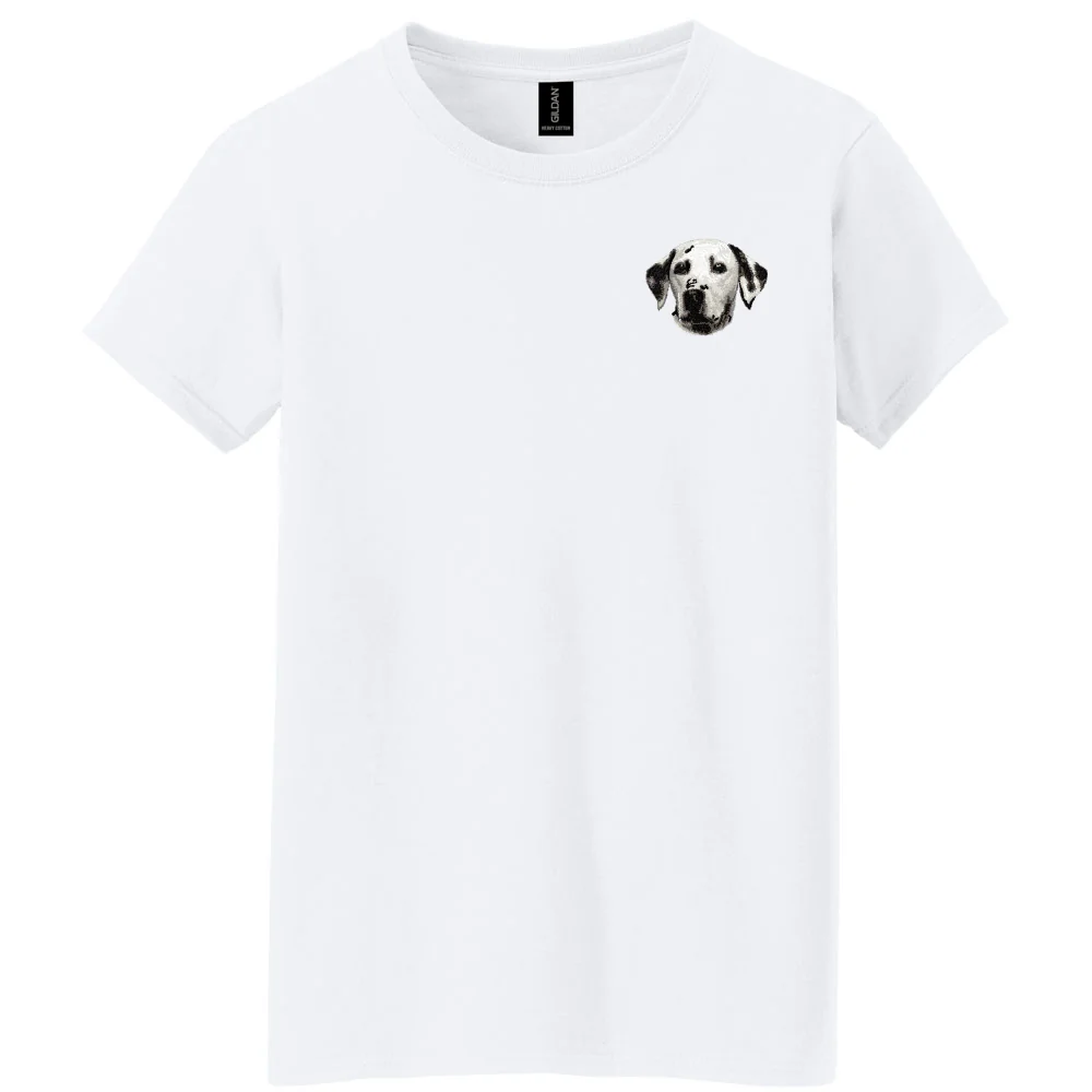 Dalmatian Embroidered Women's T-Shirt - Image 2