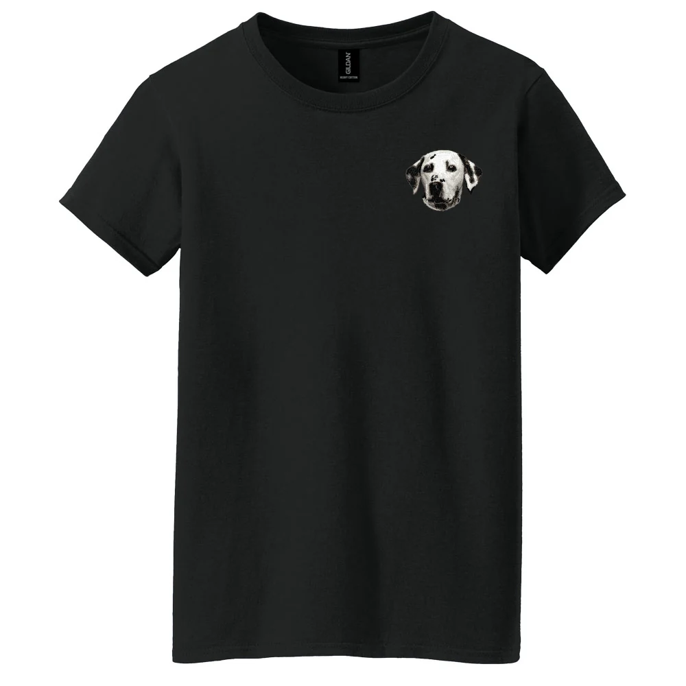 Dalmatian Embroidered Women's T-Shirt - Image 3