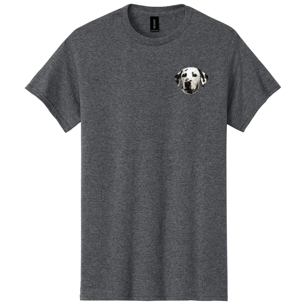 Dalmatian Embroidered Men's T-Shirt - Image 3