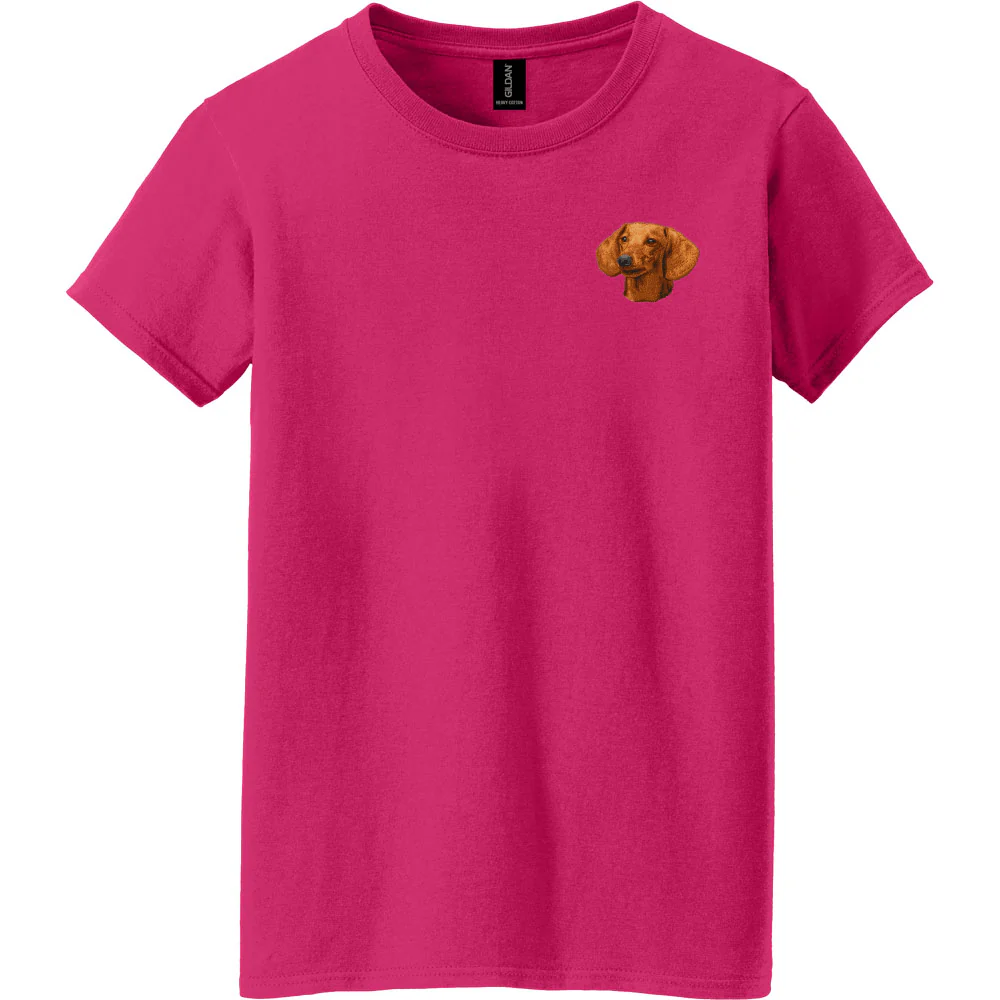 Dachshund Embroidered Women's T-Shirt - Image 2