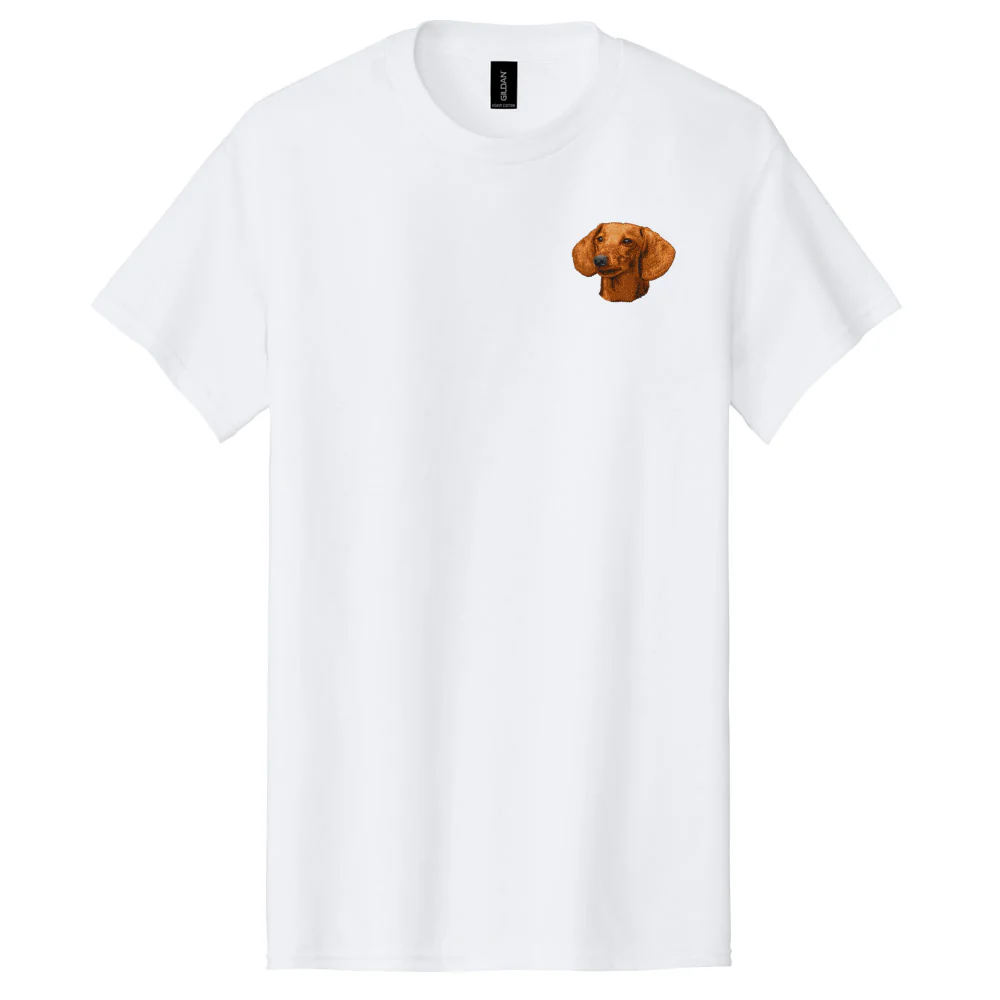 Dachshund Embroidered Men's T-Shirt - Image 5