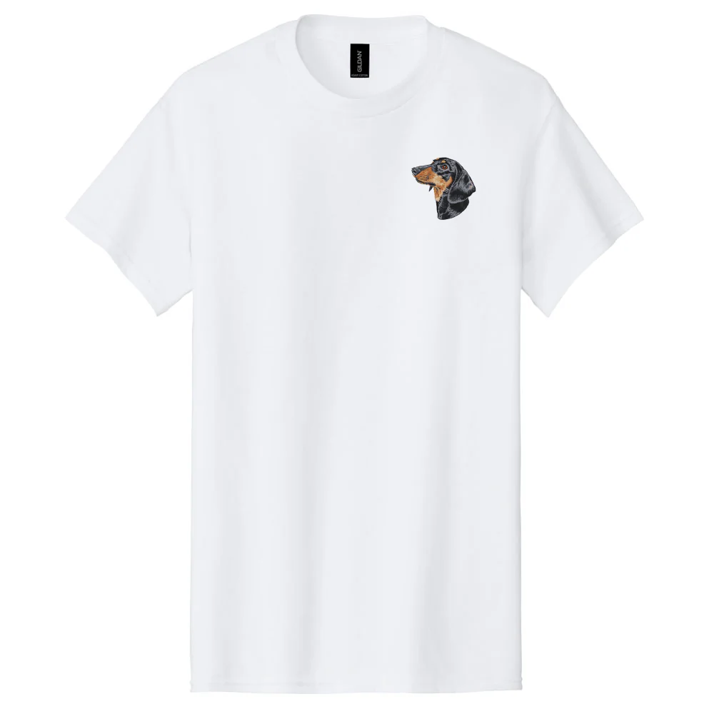 Dachshund Embroidered Men's T-Shirt - Image 6