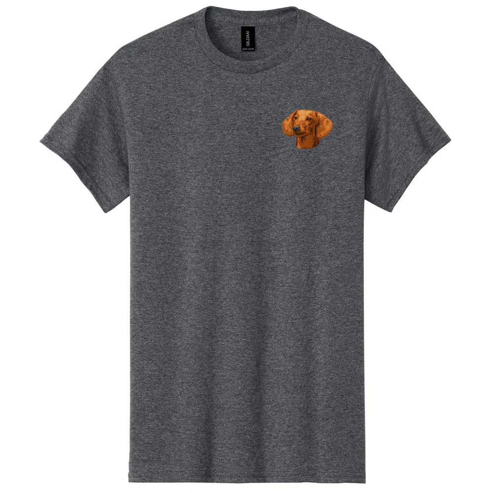 Dachshund Embroidered Men's T-Shirt - Image 8