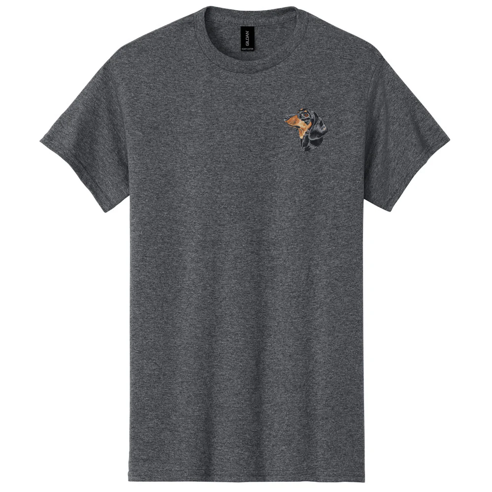 Dachshund Embroidered Men's T-Shirt - Image 9