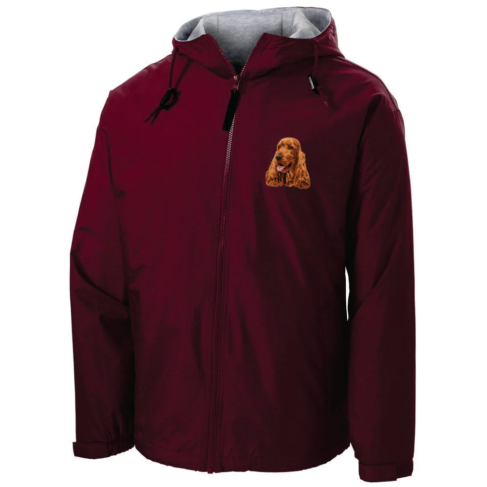 English Cocker Spaniel Embroidered Hooded Jacket - Image 4