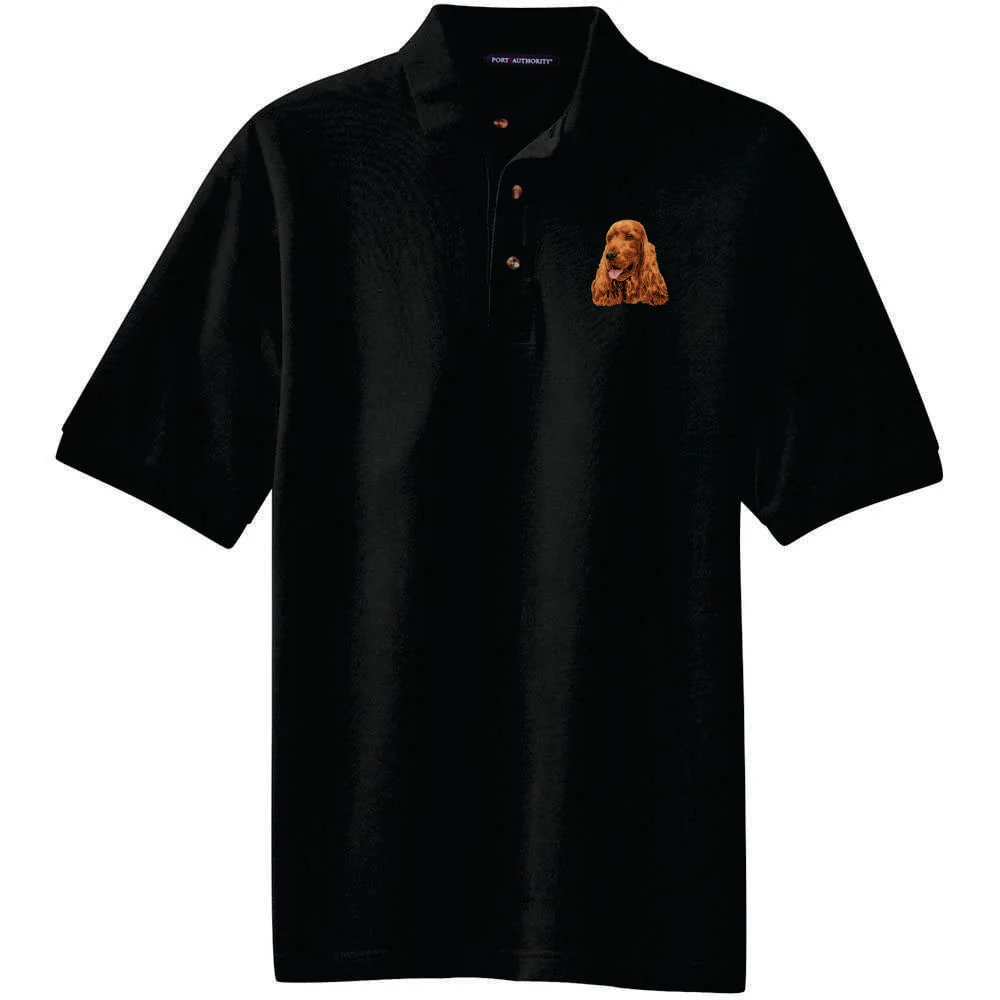 English Cocker Spaniel Embroidered Polo Shirt - Image 3