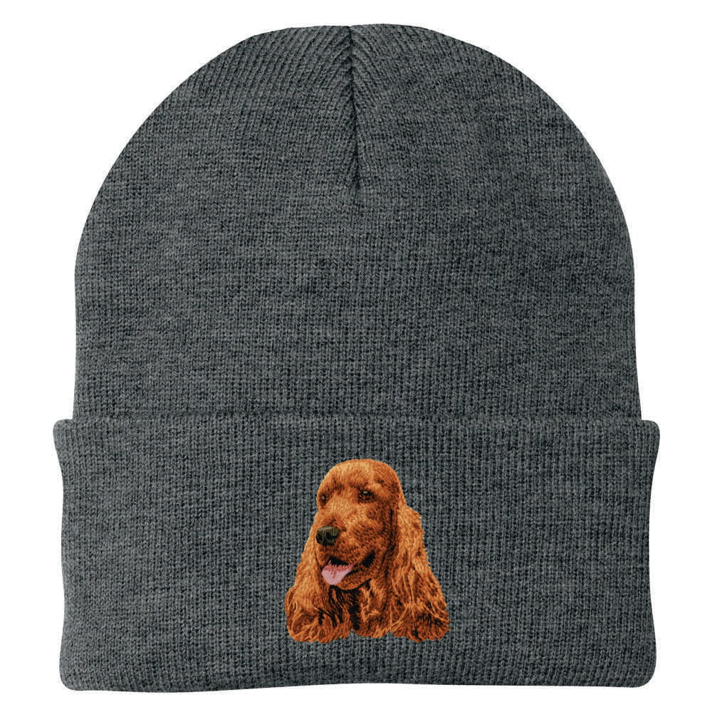 English Cocker Spaniel Embroidered Beanie - Image 3