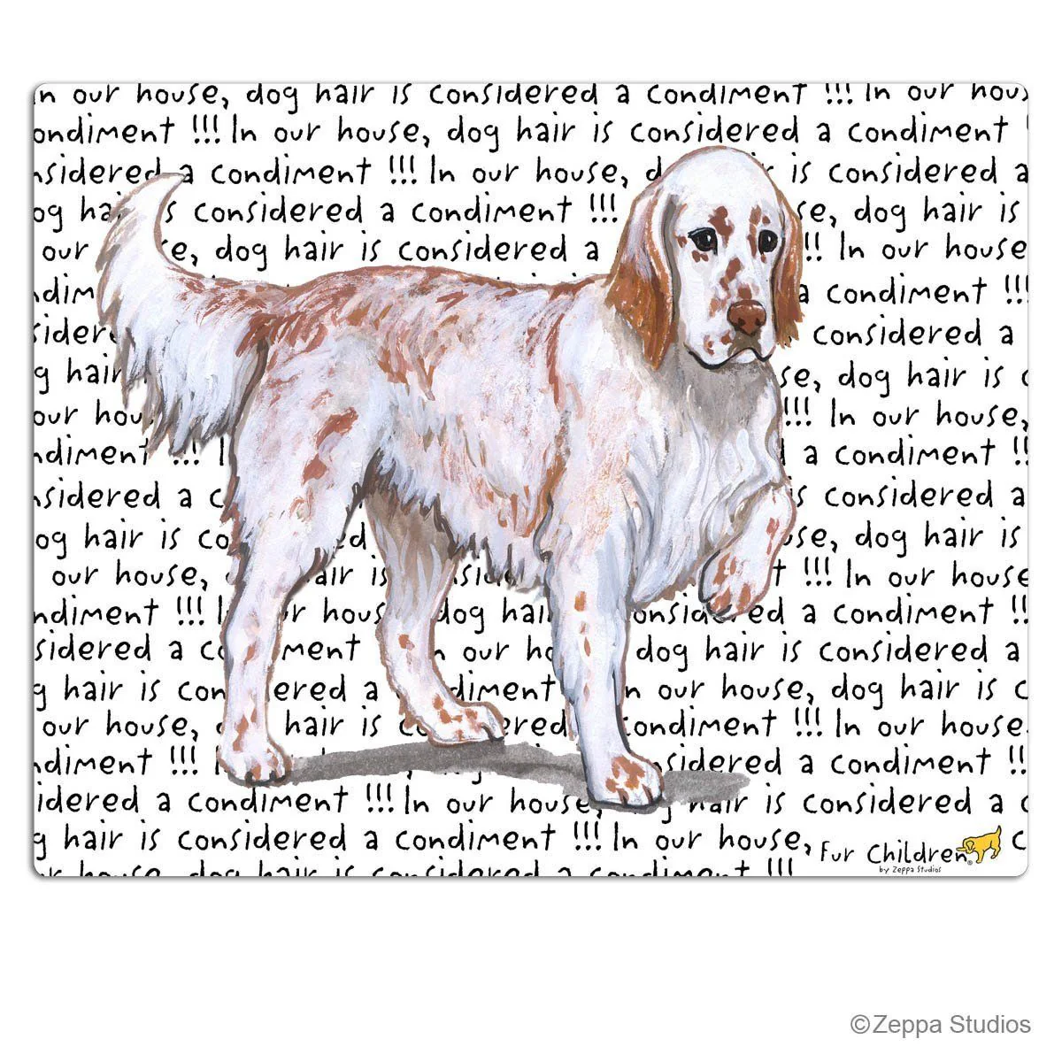 English Setter, Red Belton Cutting Board