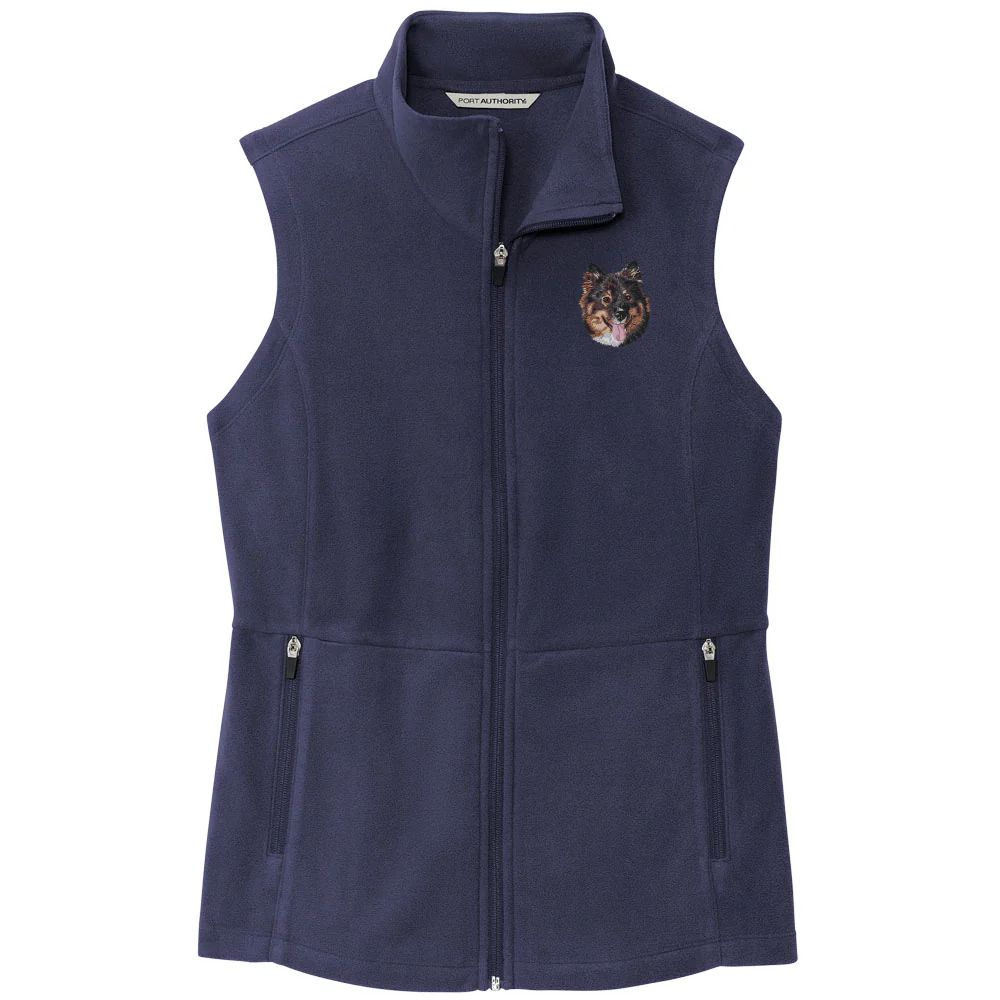 Finnish Lapphund Embroidered Women's Fleece Vest