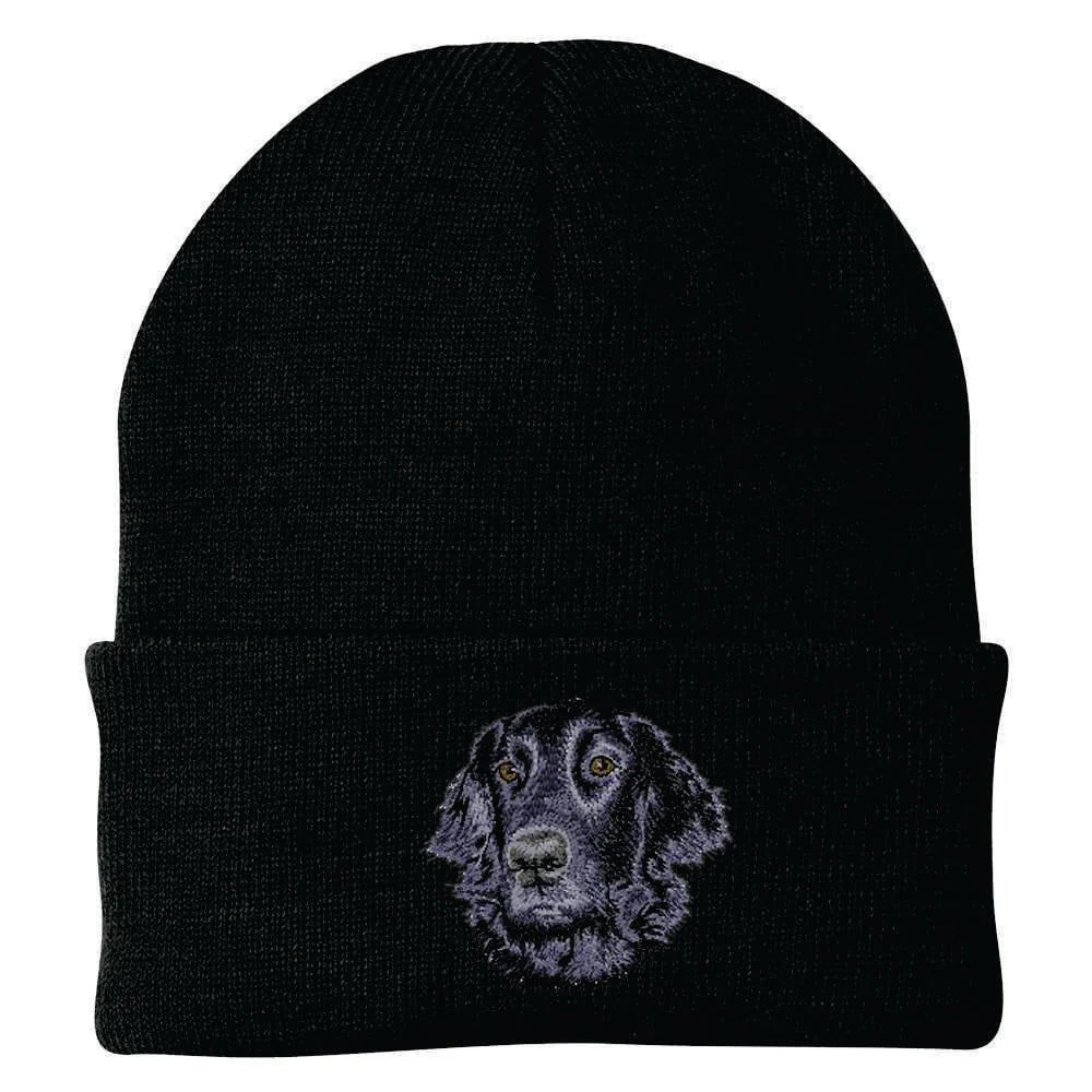Flat-Coated Retriever Embroidered Beanie - Image 3