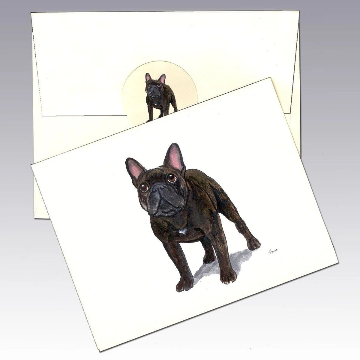 French Bulldog Note Cards